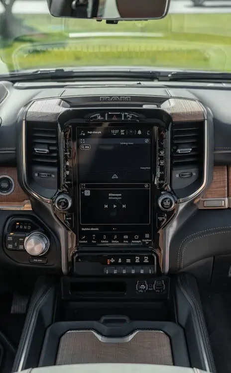 Dodge RAM luxury dashboard is enhanced by upscale premium seat cover sets from ShearComfort